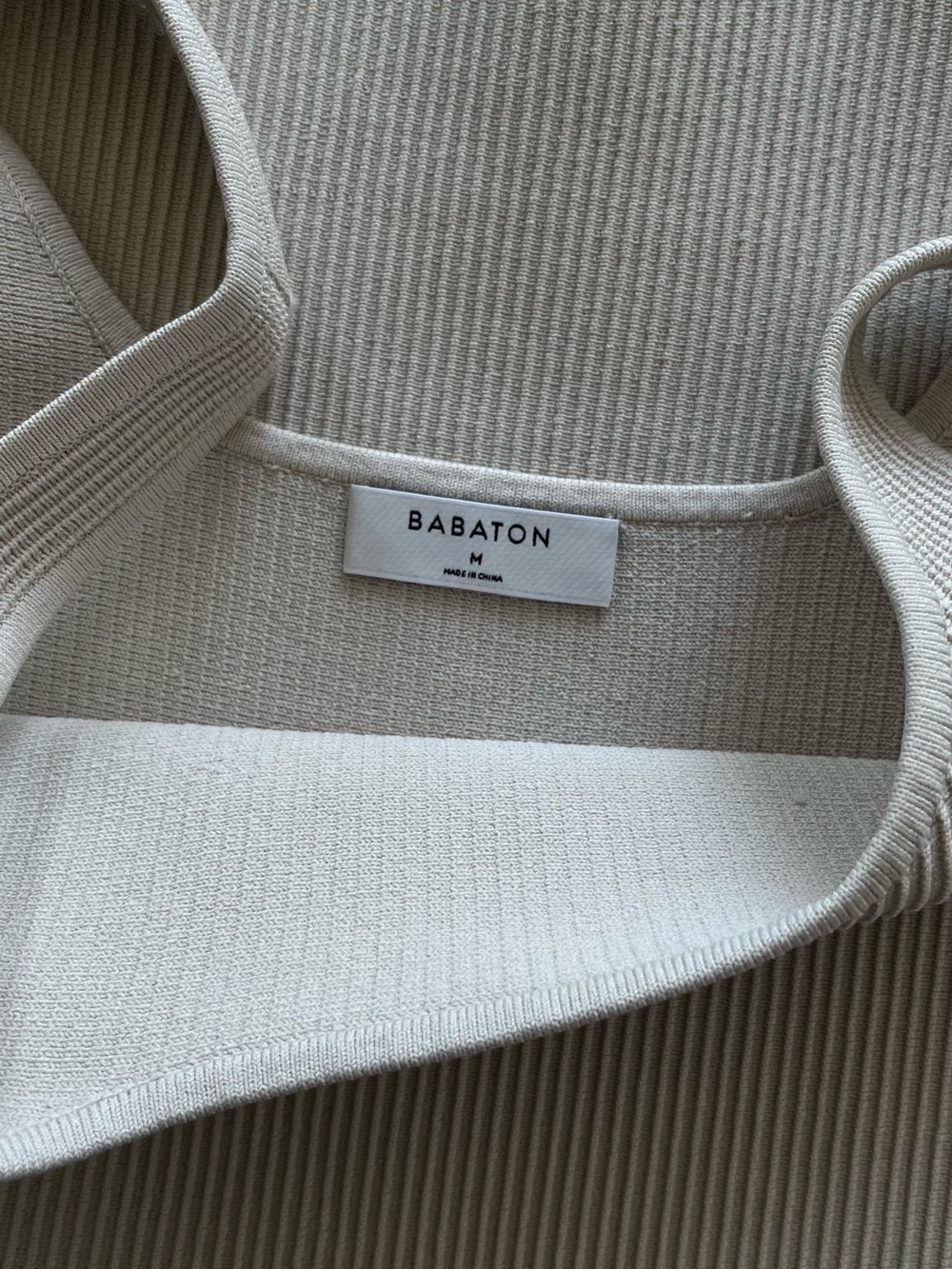 Aritzia Babaton Women’s Sculpt Knit Squareneck Mini Dress - Picture 3 of 4